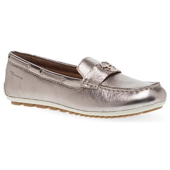 γυναικεία δερμάτινα μοκασίνια tamaris