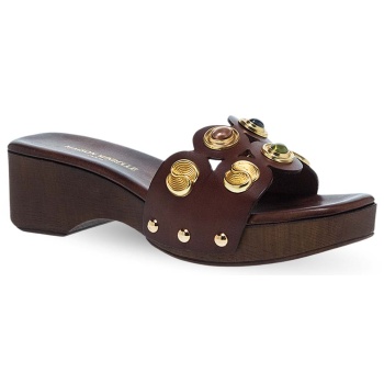 γυναικεία δερμάτινα mule maison