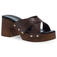  γυναικεία δερμάτινα mule maison minrelle 13033013