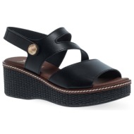  γυναικείες δερμάτινες πλατφόρμες parex 11733021