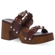  γυναικεία δερμάτινα mule maison minrelle 13033007