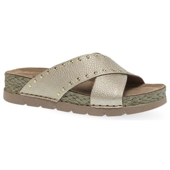 γυναικεία δερμάτινα σανδάλια parex