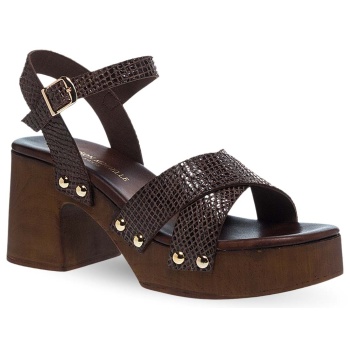 γυναικεία δερμάτινα πέδιλα maison