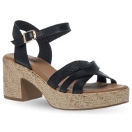  γυναικεία δερμάτινα πέδιλα με τακούνι parex 11633224