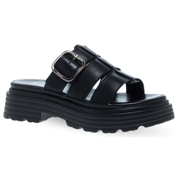 γυναικεία δερμάτινα flatform parex