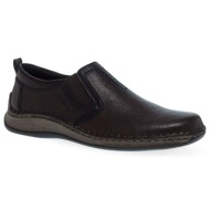  ανδρικά δερμάτινα slip on παπούτσια rieker 05264-26