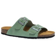  γυναικεία δερμάτινα σανδάλια plakton 180010 salvia sa