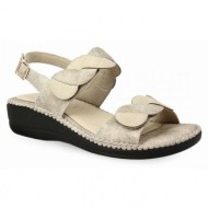  women`s comfort sandals parex 11621003 - μπεζ
