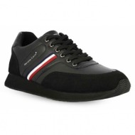  ανδρικά sneaker renato garini 126-700/n57001261001 - μαύρο