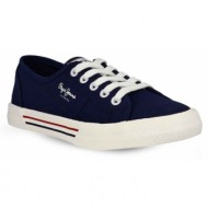  γυναικεία sneaker pepe jeans pls31287 595 navy - μπλε