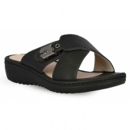  γυναικείες παντόφλες comfort parex 12125006 - μαύρο