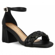  women`s heeled sandals ramarim 11625094 - μαύρο