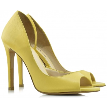 `aris tsoubos` designer yellow leather