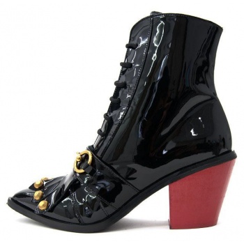 patent leather ankle boots μποτακια σε προσφορά