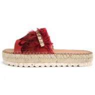 παντόφλες suede slippers γυναικειa fabiolas