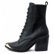  leather ankle boots μποτακια γυναικεια kotris