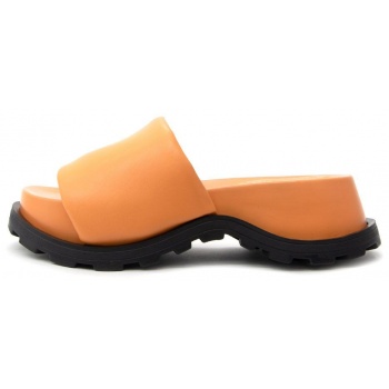 e49355 leather flatform sandals women