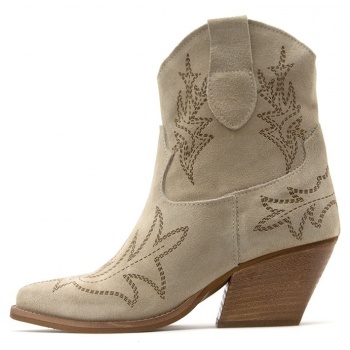 suede leather ankle boots women once σε προσφορά