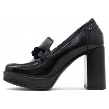 patent leather high heel mocassin women σε προσφορά