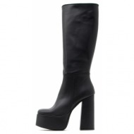  leather high heel boots women kotris