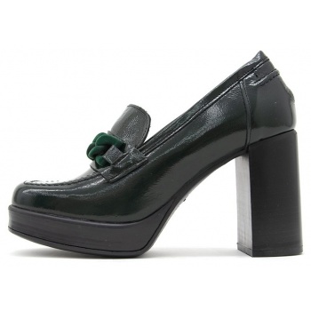 patent leather high heel mocassin women σε προσφορά