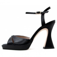  leather high heel sandals women mourtzi