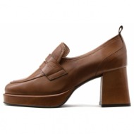  leather mid heel loafers women creator