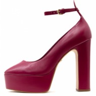  e58868 leather mary jane high heel pumps women carrano