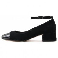  suede leather mary jane mid heel pumps women fardoulis