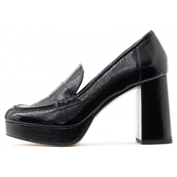 patent leather high heel loafers women σε προσφορά