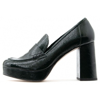 patent leather high heel loafers women σε προσφορά