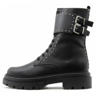 leather biker boots women debutto donna