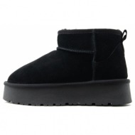  suede flatform ankle boots women matchbox