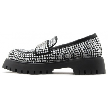 carrie rhinestone chunky loafers women