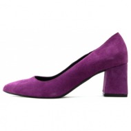  suede leather mid heel pumps women bacali collection