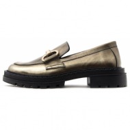  metallic leather loafers women inuovo