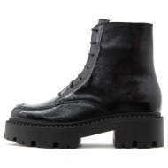  patent leather biker boots women bacali collection