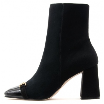 suede leather high heel ankle boots σε προσφορά