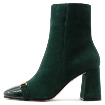 suede leather high heel ankle boots σε προσφορά
