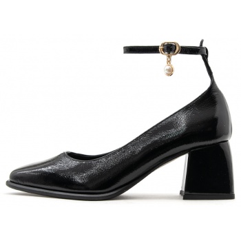 patent leather mary jane mid heel pumps σε προσφορά