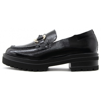 patent leather chunky loafers women σε προσφορά