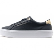  essential leather vulc sneakers women tommy hilfiger