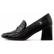  patent leather mid heel moccasins women toutounis