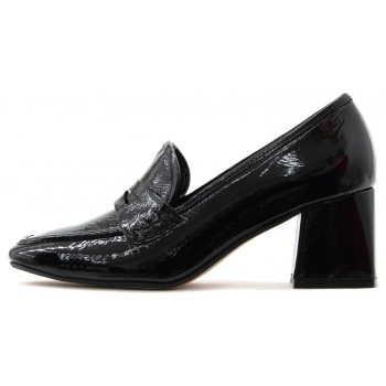 patent leather mid heel moccasins women σε προσφορά