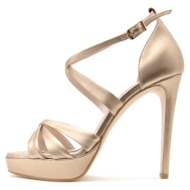  metallic leather high heel sandals women fardoulis
