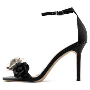 allie leather flower high heel sandals σε προσφορά