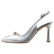  metallic leather slingback high heel pumps women fardoulis
