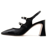  patent leather mary jane slingback mid heel pumps women fardoulis