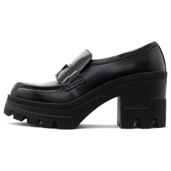 high heel chunky loafers women calvin