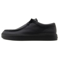  apron leather lace up loafers men calvin klein